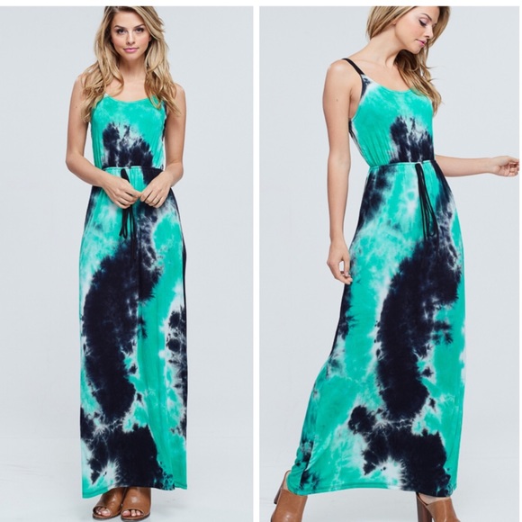 Tie Dye Maxi Dress - Picture 2 of 4